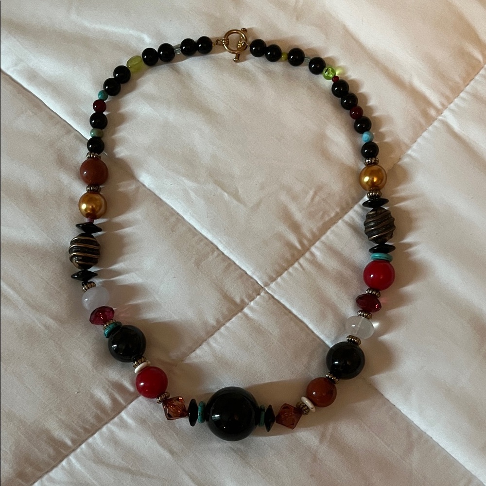Multicolor Beaded Necklace - image 8